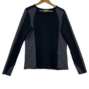 Athleta Black and Gray Sweatshirt